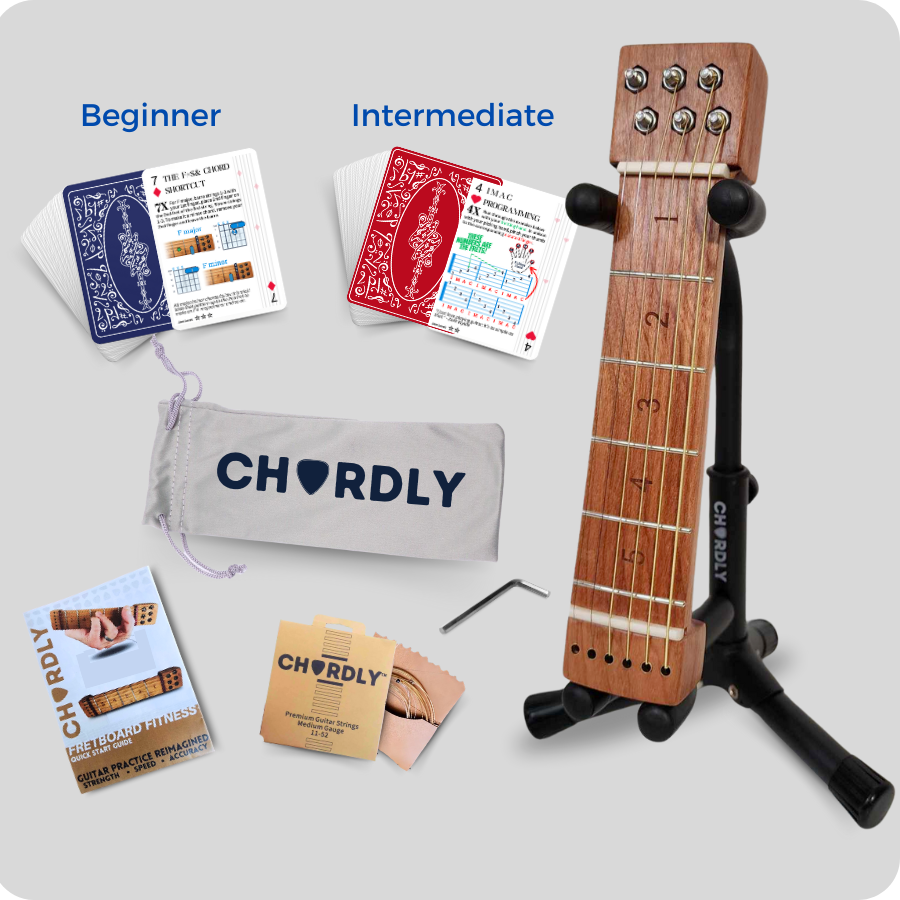 Chordly: Portable Guitar Practice System