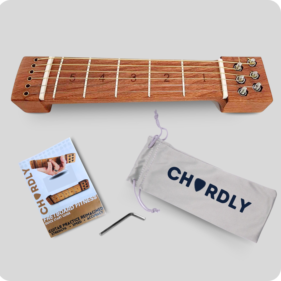 Chordly: Portable Guitar Practice System