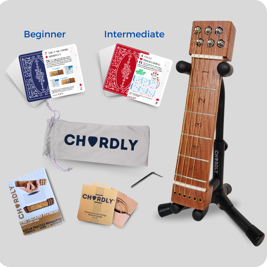 Chordly: Portable Guitar Practice System